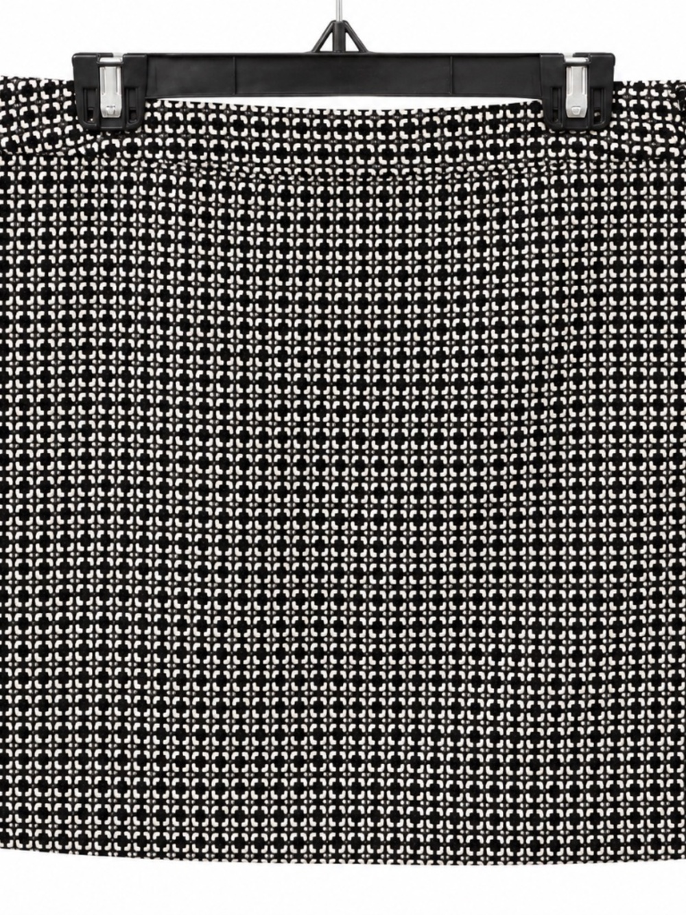 Ann Taylor LOFT Black & White Textured Mini Skirt Size 4